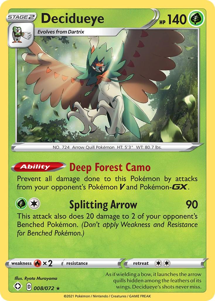 Shining Fates Decidueye [Holo] Pokémon card